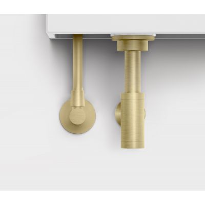 Clou Marathon zawór ścienny kątowy złoty szczotkowany HI/MA2-10.27.82