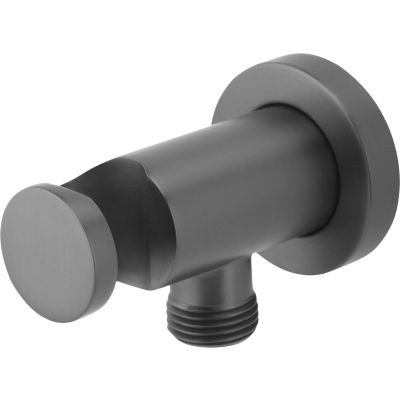 Deante Cascada przyłącze kątowe okrągłe titanium NACD51K