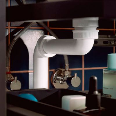 Hansgrohe syfon do umywalki rurowy biały 54235000