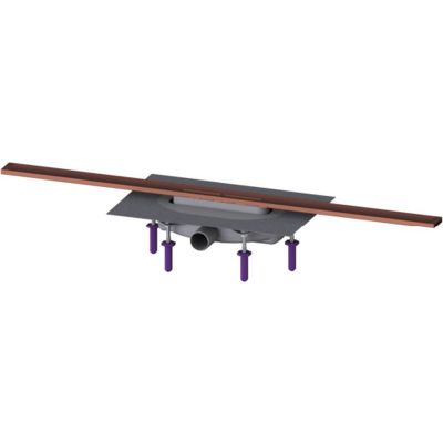 Kessel Linearis Infinity odpływ liniowy prysznicowy 90 cm miedź szczotkowana 45303.09