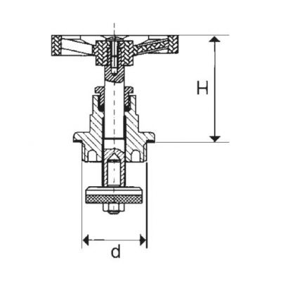 Kfa głowica do zaworów żeliwnych 881-410-10