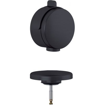 Kludi Rotexa zestaw wykończeniowy syfonu czarny mat 7182639-00