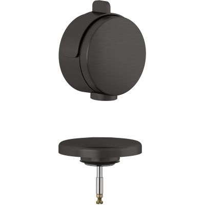 Kludi Rotexa zestaw wykończeniowy syfonu czarny szczotkowany 71826N2-00