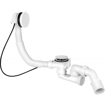 McAlpine syfon wannowy automatyczny biały MP31SSF-WHBR