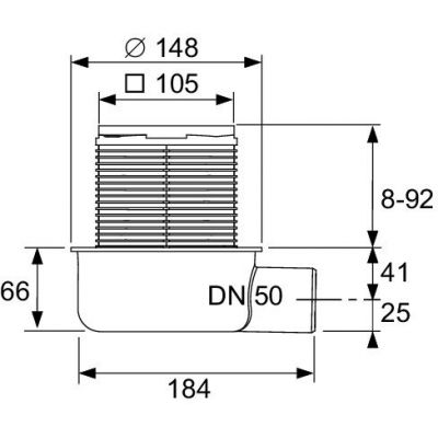 Tece Drainpoint S syfon 3601050