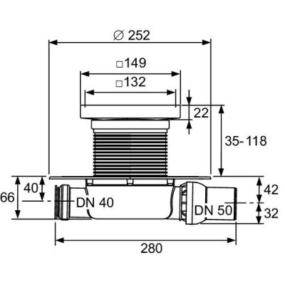 Tece Drainpoint S syfon 3601108
