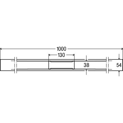 Viega Advantix Cleviva profil odpływu liniowego 100 cm stal szczotkowana 794125