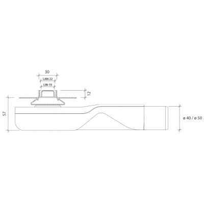 Wiper Intensi 316 odpływ liniowy 120 cm 500.0258.62.120