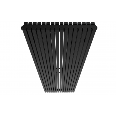 AG Evo Line Eterna Duo grzejnik pokojowy 180x62,3 cm podłączenie dolne czarny AG.ETVD.180.62.9005T