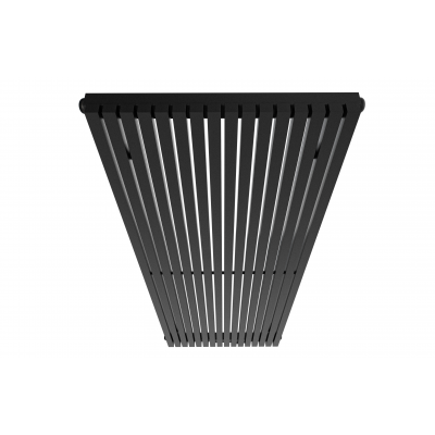 AG Evo Line Eterna Uno grzejnik pokojowy 180x55,5 cm podłączenie dolne czarny AG.ETVU.180.55.9005T