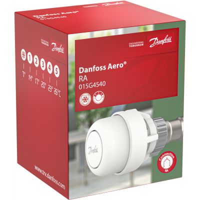 Danfoss Aero Sensors głowica termostatyczna do grzejników biały 015G4540
