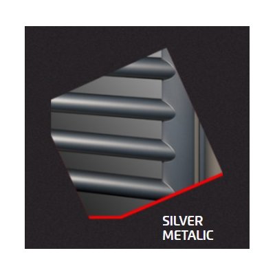Enix Lamelo (LM) grzejnik łazienkowy 54,4x104,3 cm silver metalic LM005441043063010000