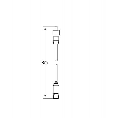 Grohe Sense Guard kabel przedłużający biały 22521LN0