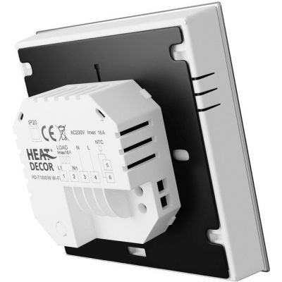 Heat Decor termoregulator pokojowy programowalny biały T1000/W