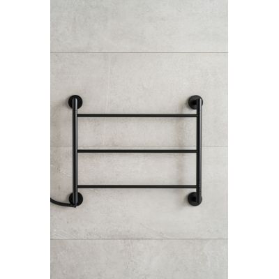 P.M.H. Britta grzejnik elektryczny 71,2x85,9 cm czarny BR1B-LK