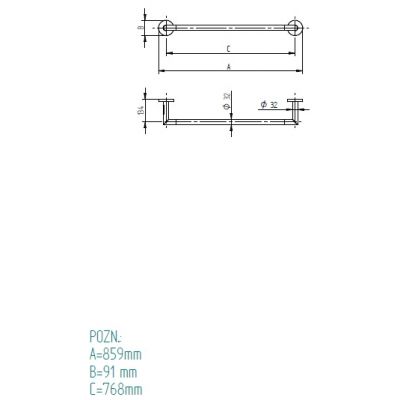 P.M.H. Inga grzejnik elektryczny 9,1x85,9 cm czarny IN1B-L