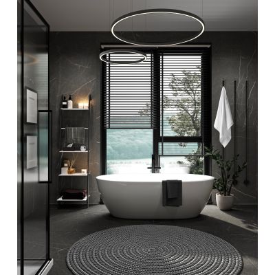 HeatQ Technology Aster grzejnik elektryczny 151,5x8,5 cm czarny PAR2HQXXXB239BARXXT