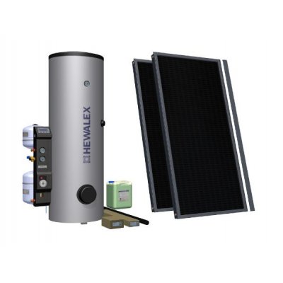 Hewalex zestaw solarny 2 Slp-Kompakt300HB dla 2-4 osób 92.22.33 (112200, 470102, 801815, 410200, 863102, 803220)