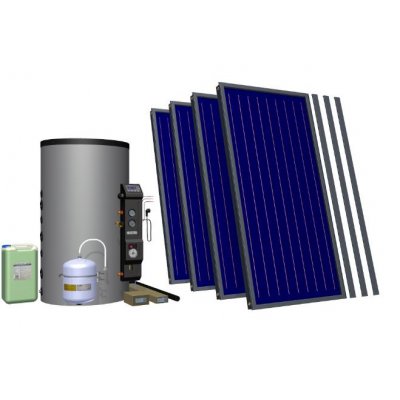 Hewalex zestaw solarny do wspomagania c.o. dla 3-8 osób 4 TLP-INTEGRA400 94.42.45 (142200, 470104, 410200, 713303, 815004, 722400, 510402, 803230)