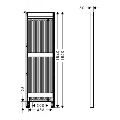 Grzejnik - parawan Hansgrohe Axor Urquiola 42500000