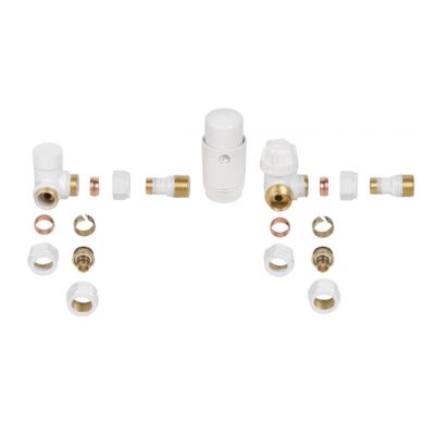 Invena PROV zestaw termostatyczny biały CD-27-B15