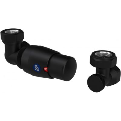 Instal Projekt Z14 zestaw termostatyczny osiowy prawy czarny mat 612100169VTC31