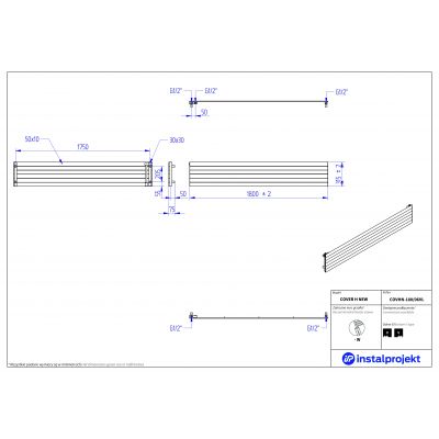 Instal Projekt Cover H New grzejnik pokojowy 180x31,5 cm biały COVHN-180/06VL