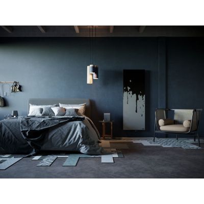 Instal Projekt Inventio grzejnik łazienkowy dekoracyjny 180,6x65,6 cm czarny INV-70/180E31FS22