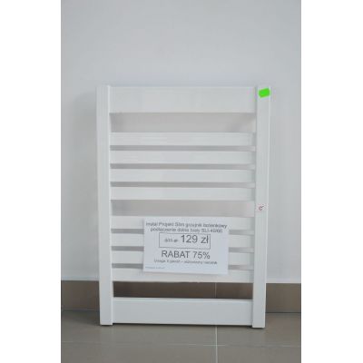 Outlet - Instal Projekt Slim grzejnik łazienkowy podłączenie dolne biały SLI-40/60