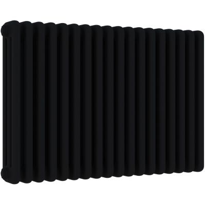 Irsap Tesi 3 grzejnik pokojowy 56,5x81 cm podłączenie dolne czarny IRS-TES-3056-18-K1-2