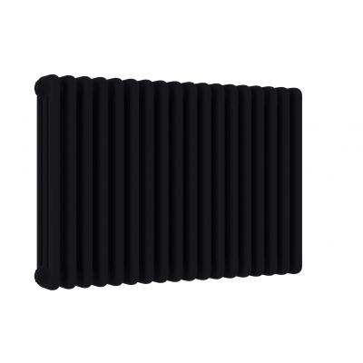 Irsap Tesi 3 grzejnik pokojowy 56,5x81 cm podłączenie boczne czarny IRS-TES-3056-18-K1-B