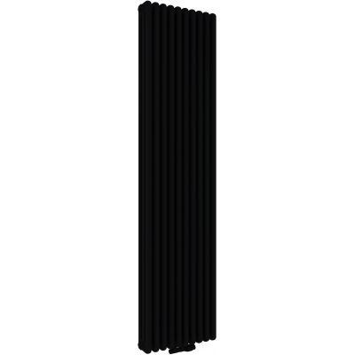 Irsap Tesi 3 grzejnik pokojowy 200x45 cm podłączenie dolne czarny mat IRS-TES-3200-10-K1