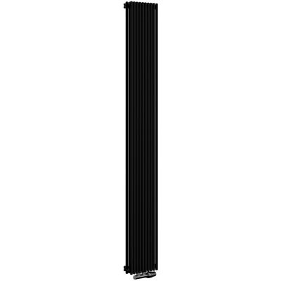 Irsap Arpa 18_2 grzejnik pokojowy 182x27,1 cm podłączenie dolne czarny IRS-AR-2-182X27 K1