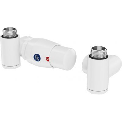 Instal Projekt Z16 zestaw termostatyczny z trójnikiem lewy biały mat 605100004VTC34