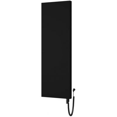 Instal Projekt Inventio Electro grzejnik elektryczny 120x48 cm biały połysk/ekran czarny/black swan INVE-50/120E75+GH-06C2