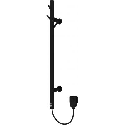 Instal Projekt Electro grzejnik elektryczny 60x8,8 cm czarny TUBIES-60C31