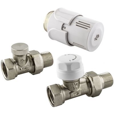 KFA Armatura zestaw termostatyczny biały 757-040-07-BL