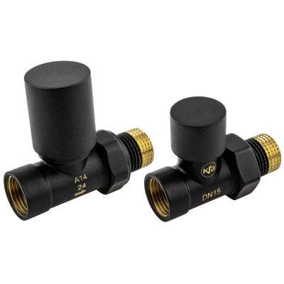 KFA Armatura zestaw przyłączeniowy czarny 758-030-81-BL