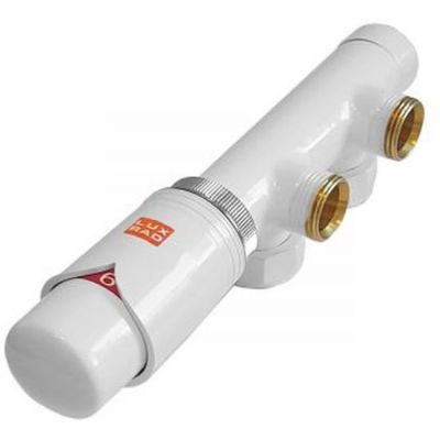 Luxrad Duo zestaw termostatyczny zintegrowany lewy biały DKL9003