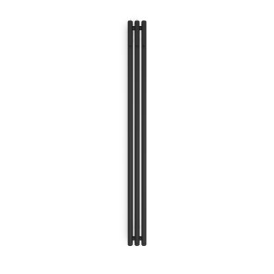 Oltens Stang grzejnik łazienkowy 180x15 cm czarny mat 55011300