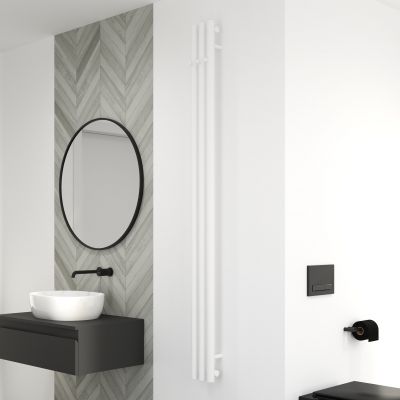 Oltens Stang grzejnik łazienkowy dekoracyjny 180x15 cm biały 55011000