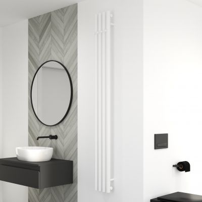 Oltens Stang grzejnik łazienkowy dekoracyjny 180x20,5 cm biały 55012000