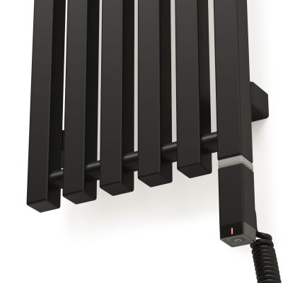 Oltens Stang S (e) grzejnik elektryczny 180x28 cm czarny 55127300