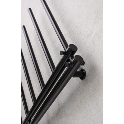 P.M.H. Apollo grzejnik łazienkowy drabinkowy 114x50 cm czarny mat AP1BL-L