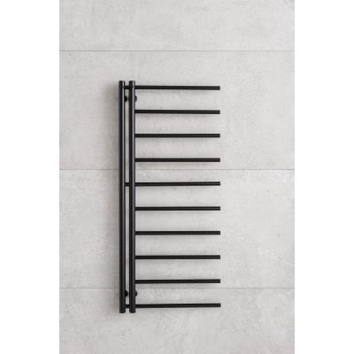 P.M.H. Apollo grzejnik łazienkowy drabinkowy 150x50 cm czarny AP2B