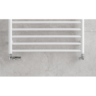 P.M.H. Vision zawór kątowy termostatyczny lewy biały VISION-LW