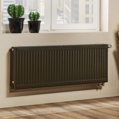 Purmo Ventil Compact grzejnik płytowy 60x60 cm podłączenie dolne biały CV22 600x600