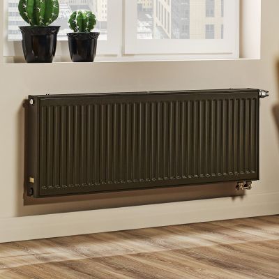 Purmo Ventil Compact grzejnik płytowy 30x100 cm podłączenie dolne biały CV22 300x1000