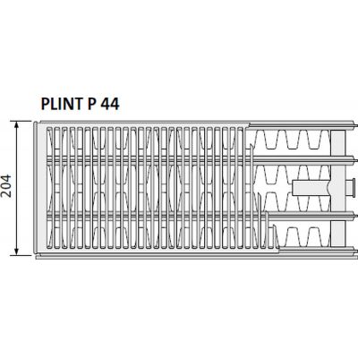 Purmo Plint P grzejnik płytowy 20x160 cm biały P44 200x1600