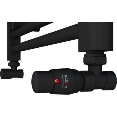 Radox RX122 zestaw termostatyczny kątowy czarny matowy VT-RX-122.9005M.K